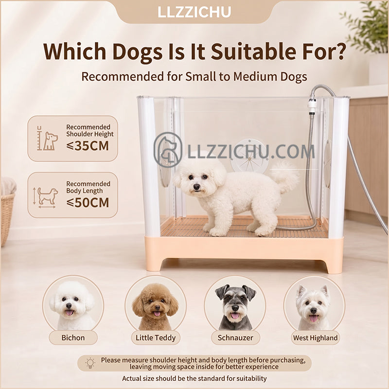 LLZZICHU Pet Furniture Factory Customizes Acrylic Pet Bathing Cages